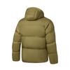Men's Li-Ning Outdoor Counterflow Down Jackets Unisex Olive Brown Green Hooded (Non-detachable) Thickened