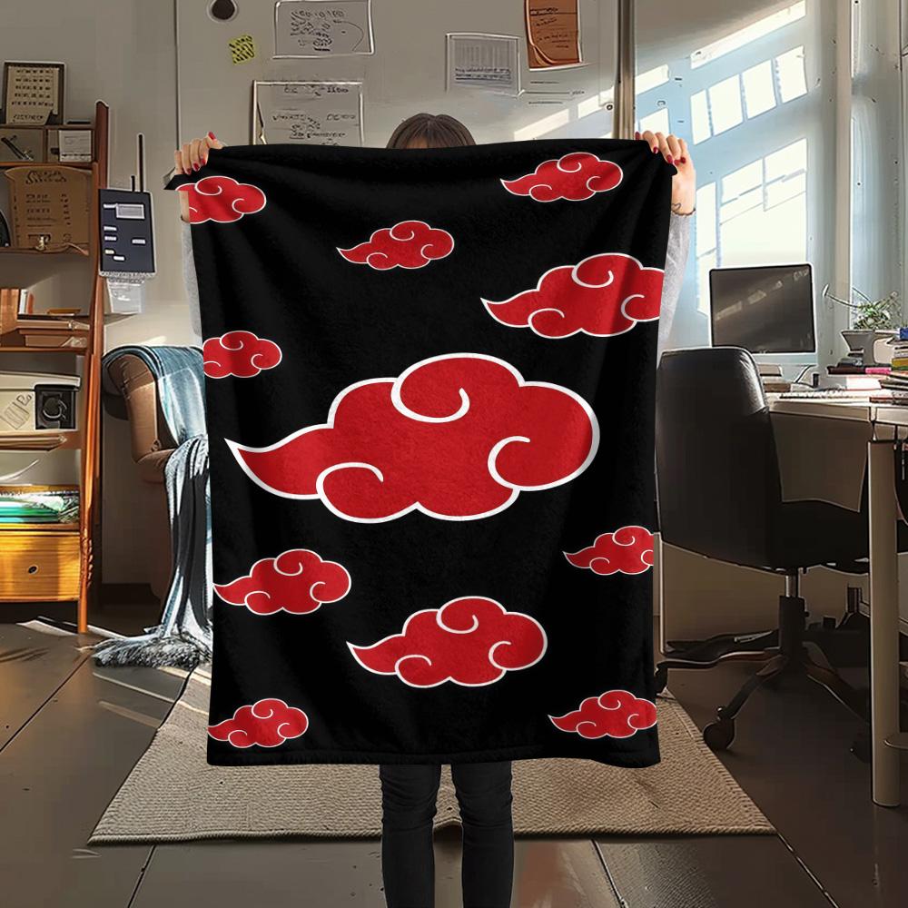 1PC Naruto Patterned Flannel Blanket Suitable For All Seasons For Home Decor Warmth And Comfort Gifts Holiday Present