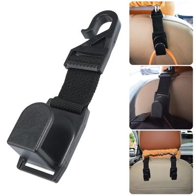 Universal Car Seat Back Hooks Rotatable Car Headrest Hook ABS Backseat Hanger for Easy Organization Of Groceries & Bags