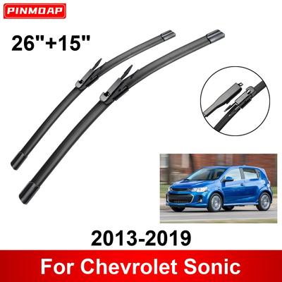 2 Ștergătoare 26" 15" Înlocuire Ștergătoare Față Potrivite pentru Chevrolet Sonic 2013-2019, Lame Ștergătoare Parbriz Lame Ștergătoare Echipament Original