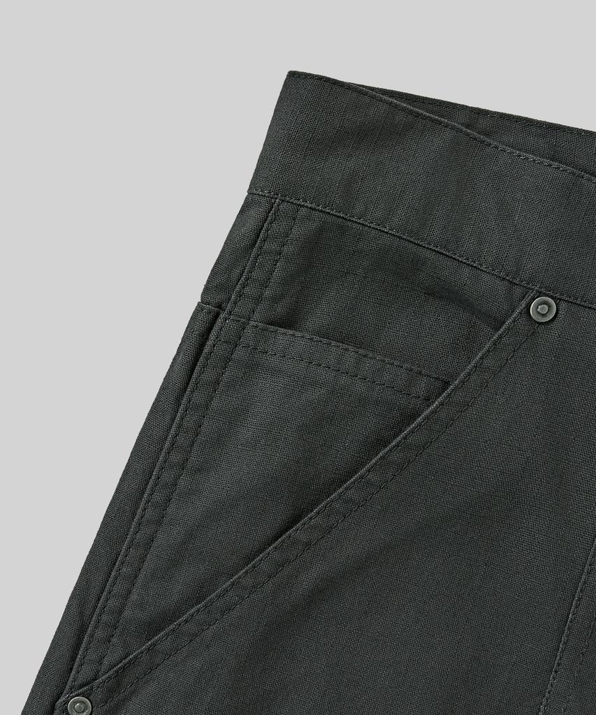 Beodeonteu Utility Side Big Pocket Wide Pants [Charcoal]
