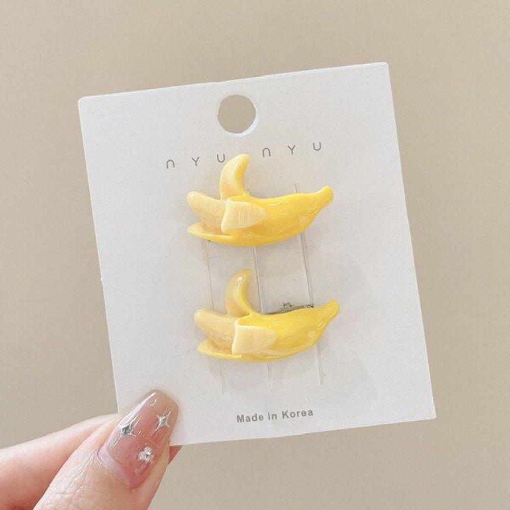 

Mno Banana Cute Hair Clip 1P