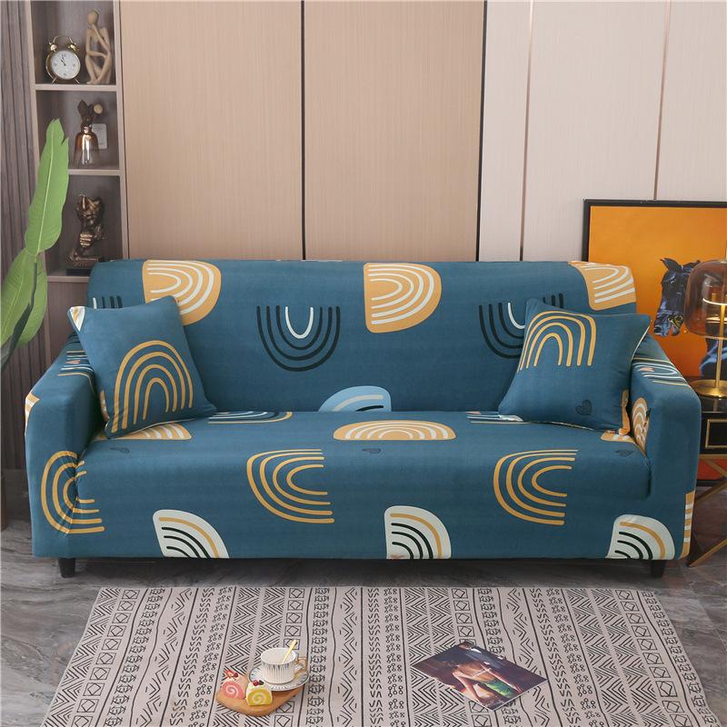 Elastic Lazy Sofa Cover All Inclusive Anti Slip Sofa Cover  Sofa Towel Cover Fabric
