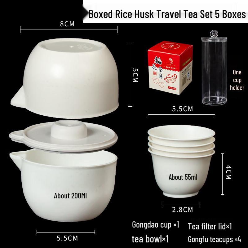 Eco-Friendly Rice Husk Disposable Tea Cups