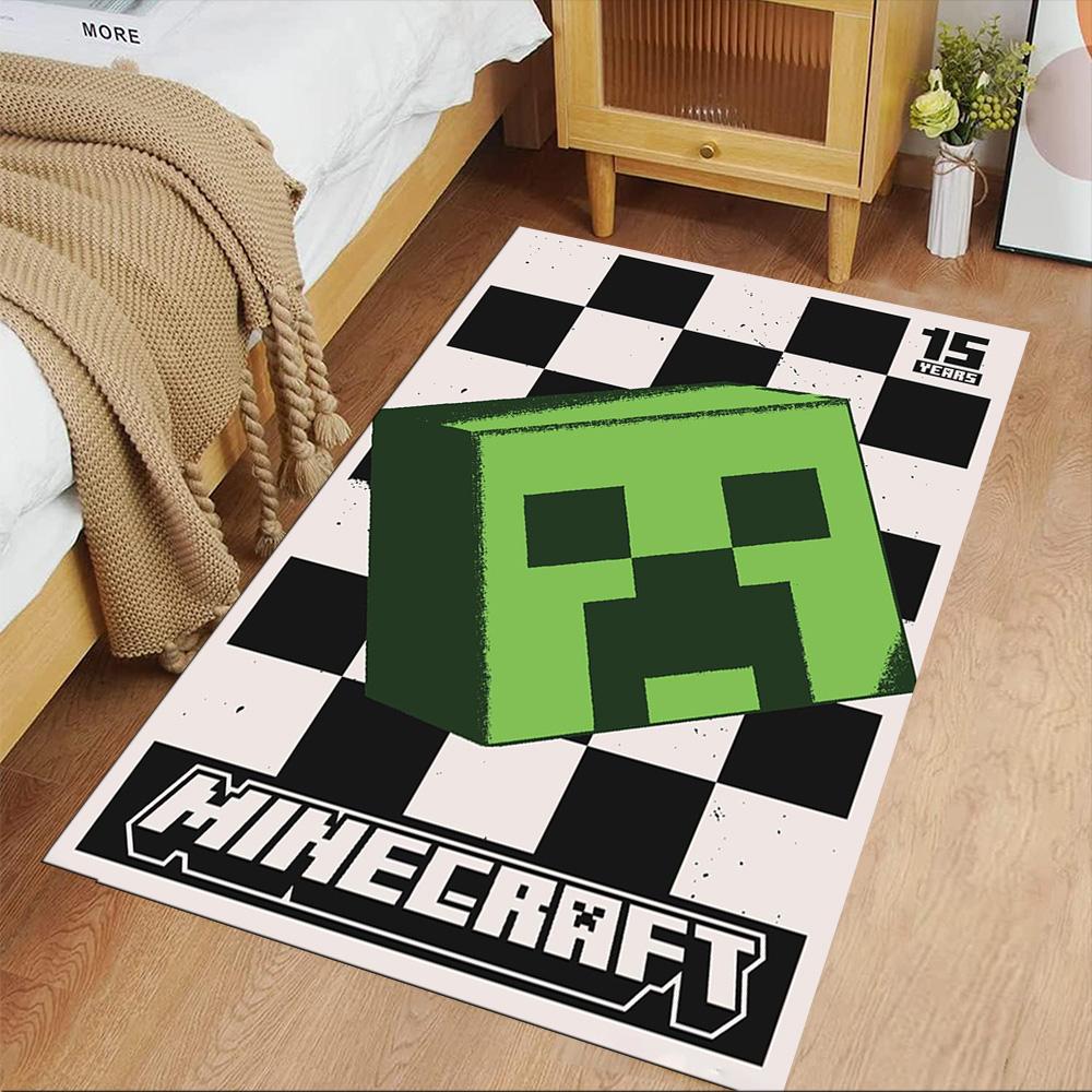 Minecraft Floor Mat Design for Bedrooms Kitchen Foyer Decorate room Anti-slip Rug Anime Office Decor Wedding Party Gift