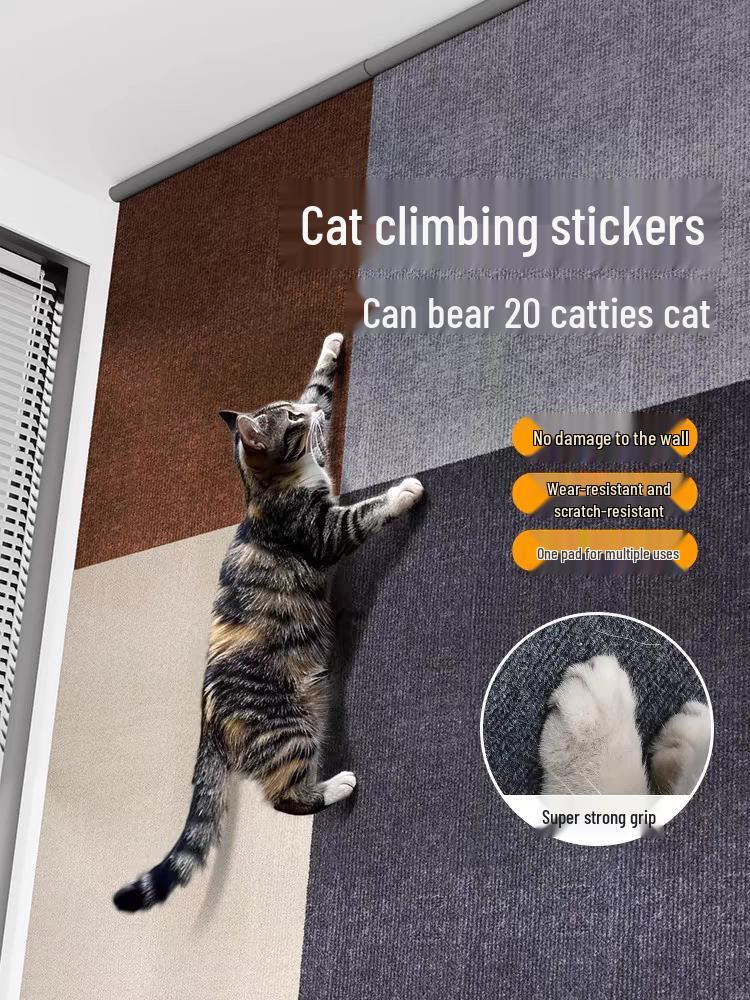 Wall-Mounted Cat Scratching Post and Sofa Protector Pad 30*60CM