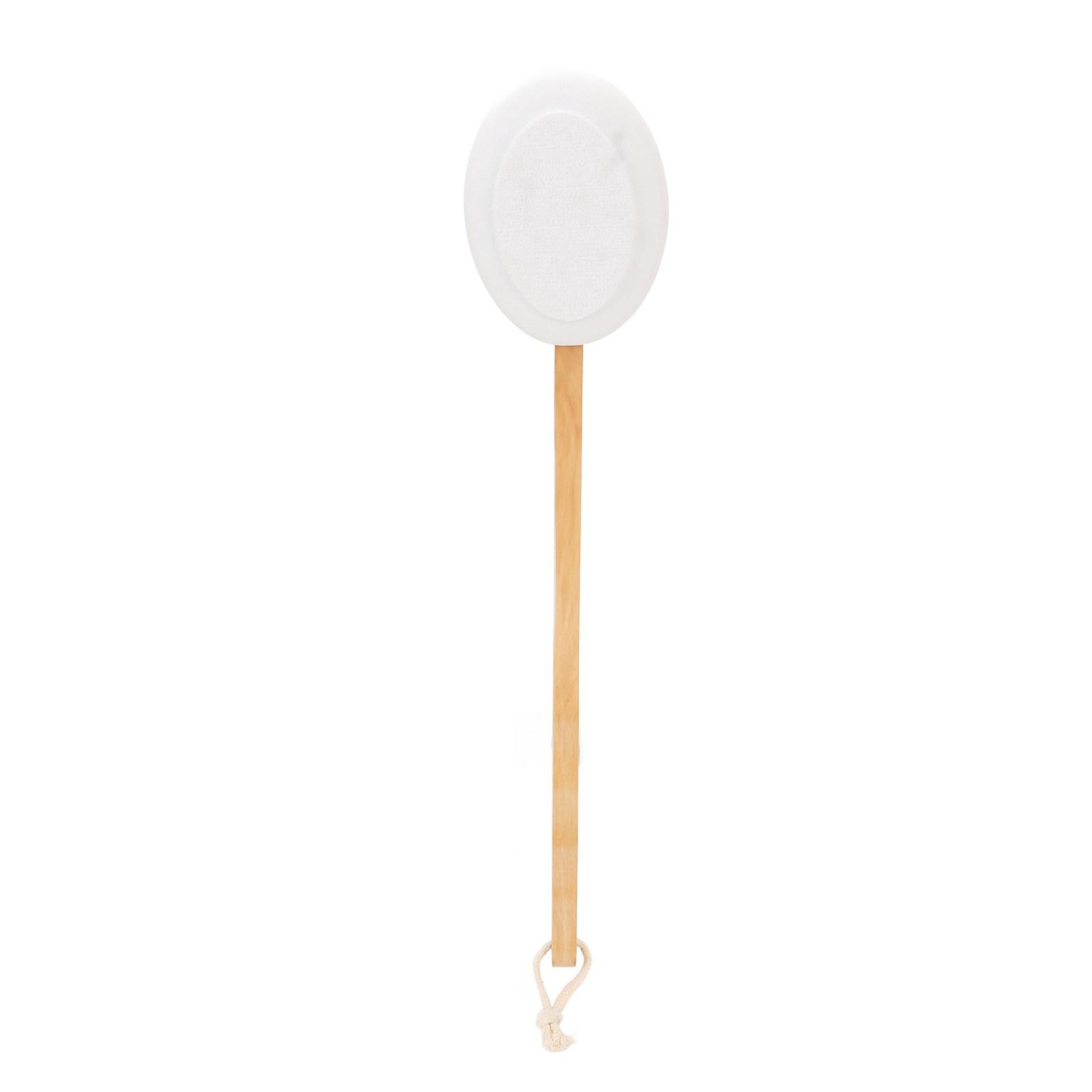 

Bath Lotion Applicator Professional Home Men Women EVA Wooden Long Handle Shower Back Scrubber Brush