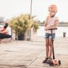 Scoot Ride Highway Kick 3LED Peach Kids Scooter Kickboard Tricycle Genuine Product & [Japanese Warranty]