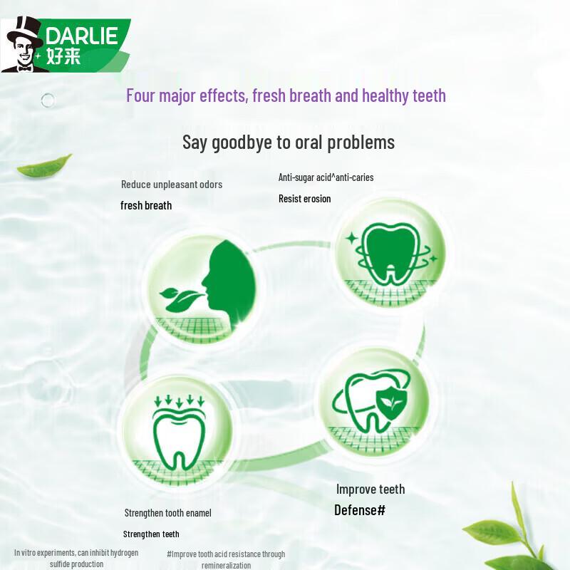 Darlie Tea Care Thyme Longjing Toothpaste 3-Pack
