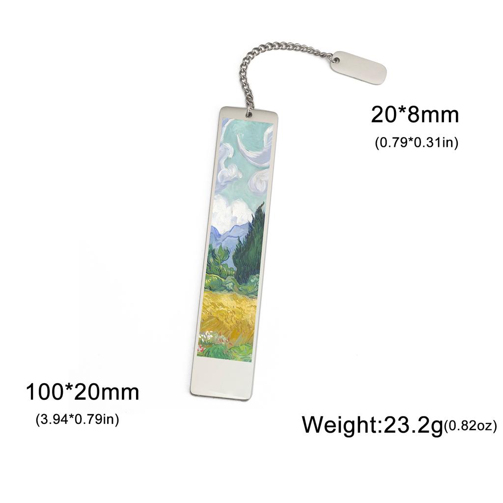 Exquisite Flower Star Sky Metal Bookmark Stainless Steel Jesus Bookmark Reading Accessory Study Stationery Valentine's Day Gifts