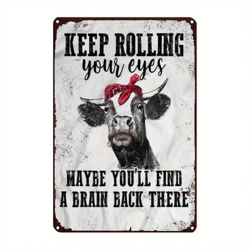 Retro Metal Tin Sign Wall Art Decor for Living Room Garage Man Cave