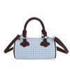 Fashion niche polka dot bag women's new summer versatile messenger bag handbag cylinder bag