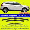 3Pcs Windshield Windscreen Wiper Blades For Ford Kuga MK1 2008 - 2012 Front Rear Window Wiper Set 2009 2010 2011