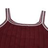 FILA Heritage Simple Fashion Retro Classic Casual Versatile Comfortable Fitted Woven Vest Women tops Sand-Red F11W618102FWI