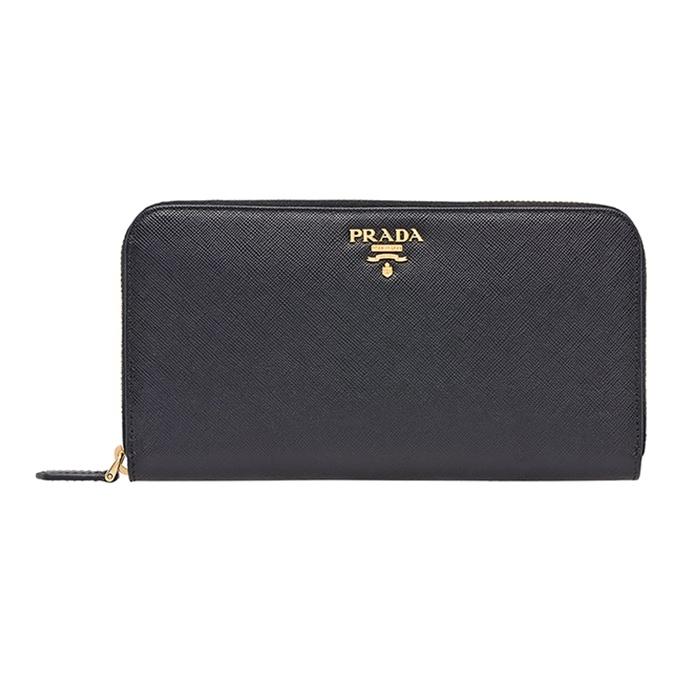 

Prada Шкіряний гаманець Saffiano Довгий гаманець Жіночі гаманці Чорний 1ML506-QWA-F0002 Box(Basic Set+Box)