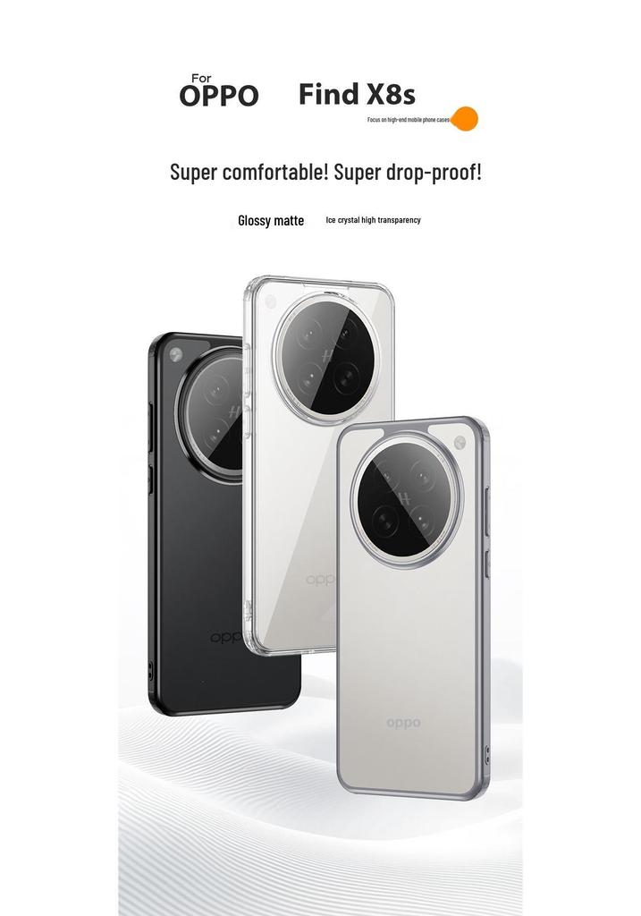 Wlons Transparent Airbag Magnetic Protective Case for Oppo Find X9 Ultra/X8s/X8 Pro
