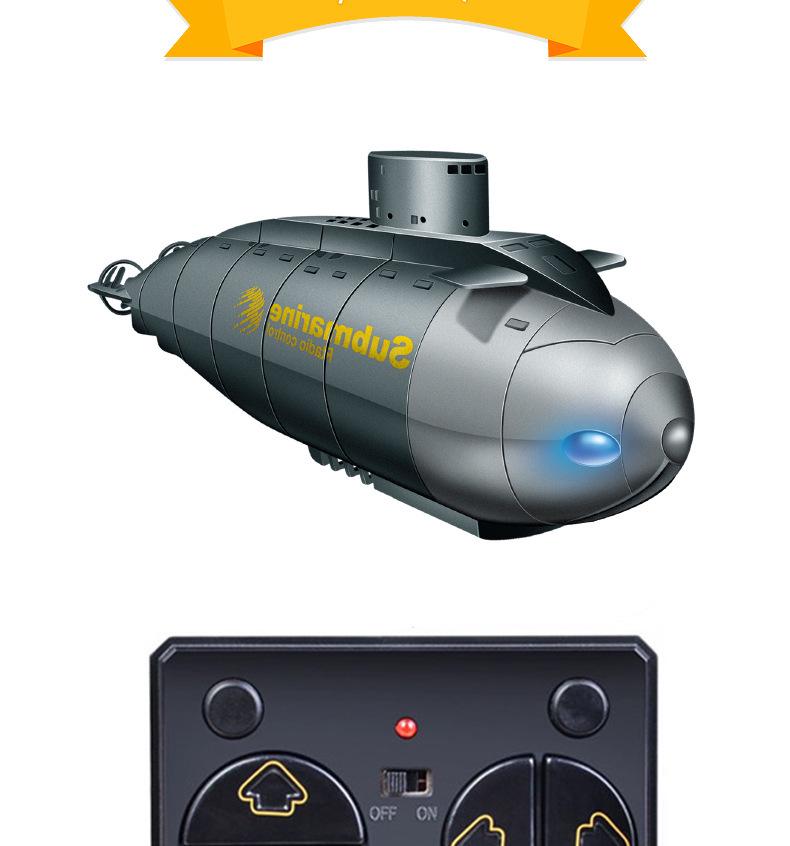 Golden Light 777-586 Remote Control Submarine: Six-Channel Mini Wireless Underwater Toy.