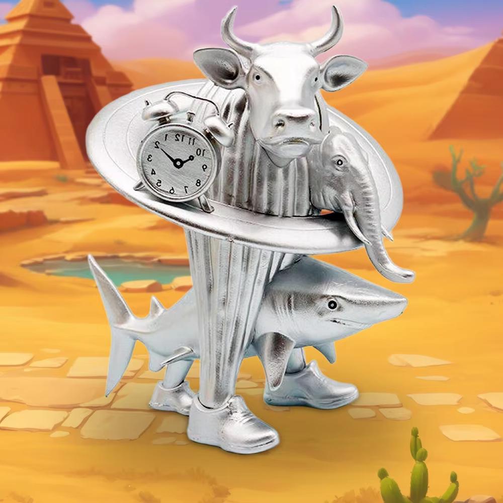 LEUK Tung Tung Tung Sahur Tralalero Tralala Italiaans Hersenkronkel Monster Fusie Editie Anime Actiefiguur Cartoon Sierobject Speelgoed Cadeau