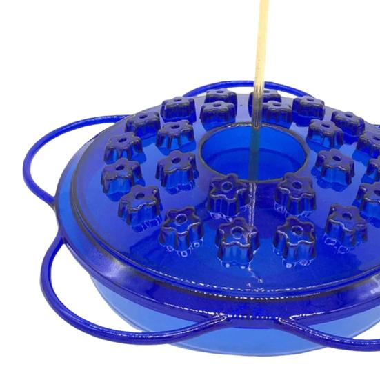 Hummingbird Feeder for Outdoor Hanging Plastic Wildbird Feeder with 24 Feeding Ports And Perch for Outside Patio Garden Lawn Decor