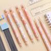 Color Lovely Pink Pattern Mechanical Pencil for Writing Students Stationery Creative Gift School Supplies