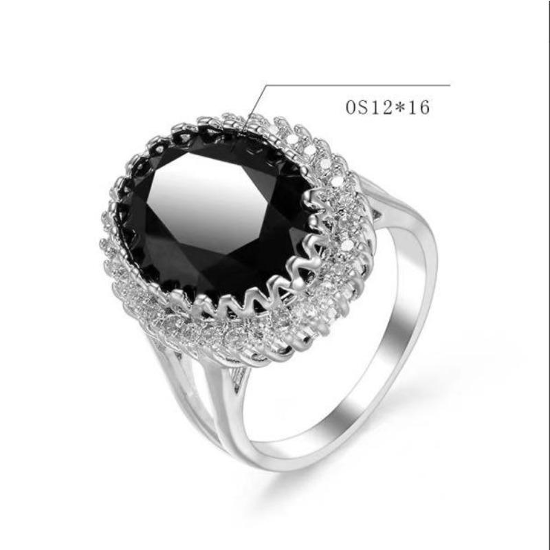 Ring Fashion Light Luxury Jewelry Copper Inlaid Zircon Jewelry Women'S Ring [