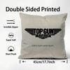 Film T-Top Gun Classic Cushion Cover Pattern Printed Pillowcase for Living Room Sofa Cushion Cover & Bedroom Decor