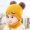 Baby Hat Autumn and Winter Baby Thickened Warm Knitted Cap Solid Colour Baby Knitted Fleece Cap  Children's Hats