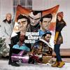 1ks deka s motivem GTA - Digitální potisk, Polyester, Útulná pro všechna roční období, Ideální pro venkovní použití a cestování