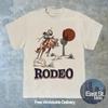 Vintage Rodeo Cowboy T-Shirt: Wildwest Grafik-T-Shirt