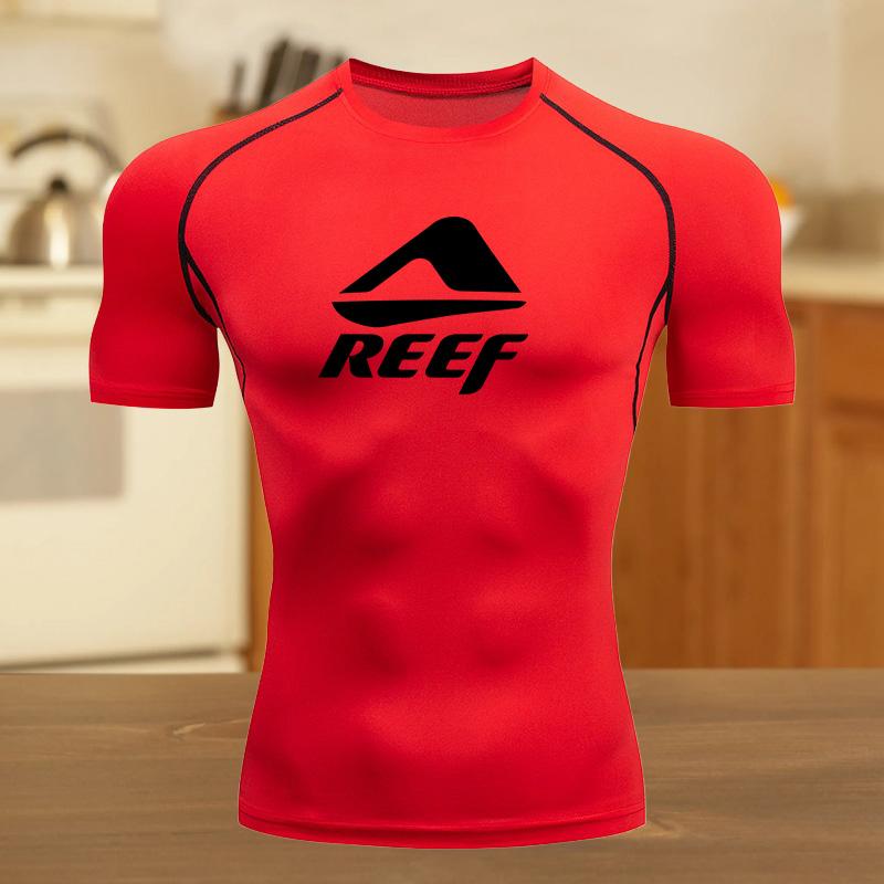 

Компрессионная футболка с коротким рукавом для мужчин Дышащая Быстросохнущая Высокая эластичность Паук Бег Велоспорт Фитнес Тренировки Рубашки XXXL