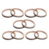 Motorcycle Exhaust Pipe Gasket For Suzuki TL1000R 98-03 TL1000S 97-98 SV1000 03-07 DL1000 Vstrom 04-19 DL1050 20-22