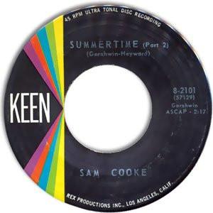 

7inch Record SAM COOKE - Summertime (Part 1) 82101 Keen 1959 US Soul/Funk Used