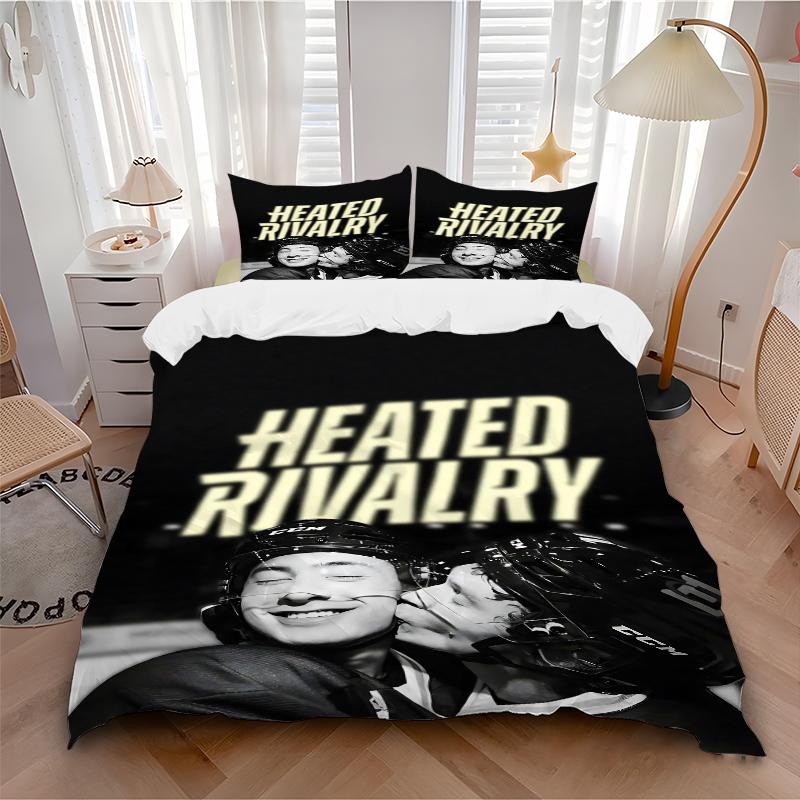 3Pcs Hockey Romance Bedding Sets For All Sizes New 3D Printed Bed Cover Comforter Duvet Cover Pillowcase Bedroom Decoration
