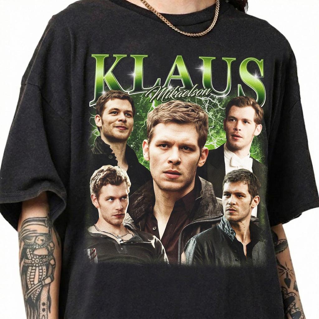 Comfort Colors Klaus Mikaelson Shirt, Vintage 90s Klaus Mikaelson Graphic T-Shirt, Vampire Diaries Shirt, Retro TV Show Bootleg Tee