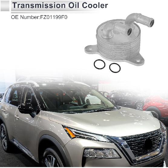 Engine Oil Cooler for Mazda CX-5 2013-2014 Transmission Oil Cooler Trans Cooler No.FZ01199F0 with O-ring Seals Aluminum Alloy 1 Pc