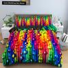 3D Galaxy Duvet Cover King Double Twin Queen Full 2/3pcs Bedding Set Universe Outer Space Themed Starry Polyester Quilt Cover