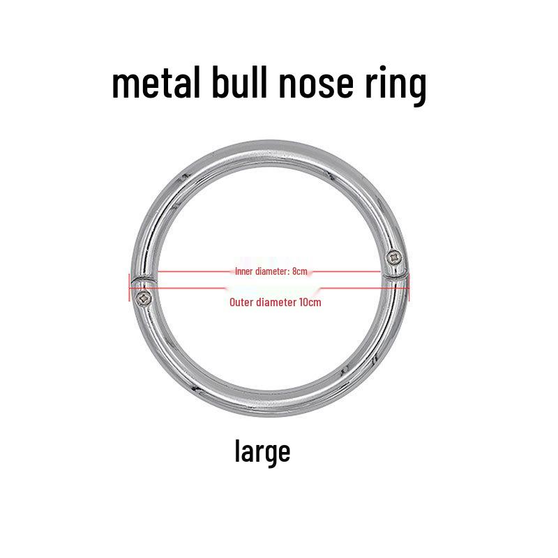High-Quality Carbon Steel Large Bull Nose Ring for Cattle Fastening