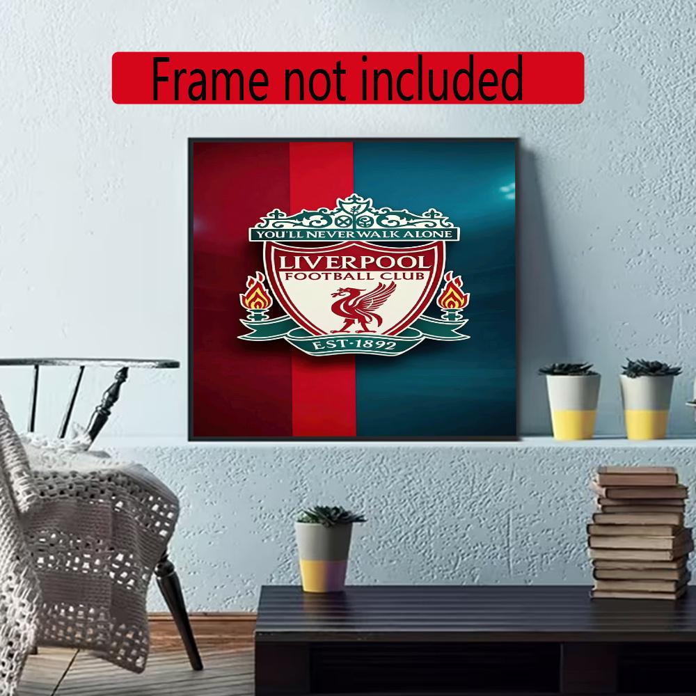 Liverpool Diamond Painting Round Diamond Mosaic Rhinestones Diamond Embroidery Craft Kit Wall Decor Without Frame