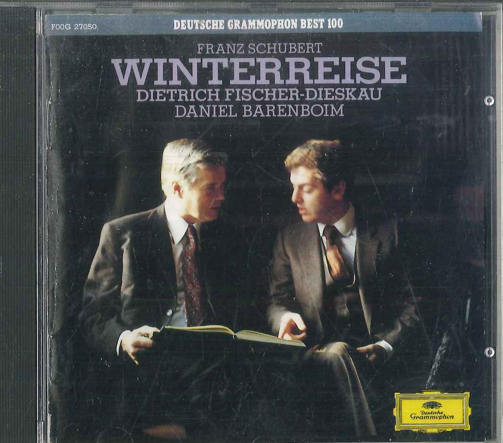 CD DIETRICH FISCHER DIESKAU DANIEL BA Schubert Winterreise F00G27050 DEUTSCHE GRAMMO 1989 Japan Classical Used