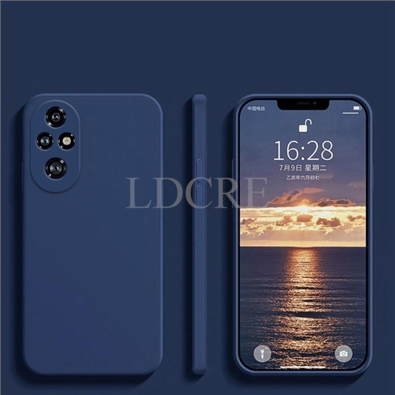 

Для Honor 200 Pro Чехол Жидкий Силиконовый Чехол Honor 200 Pro Чехол TPU Резиновый Защитный Чехол Для Телефона Honor 200 Pro Чехол Honor 200 Pro синий