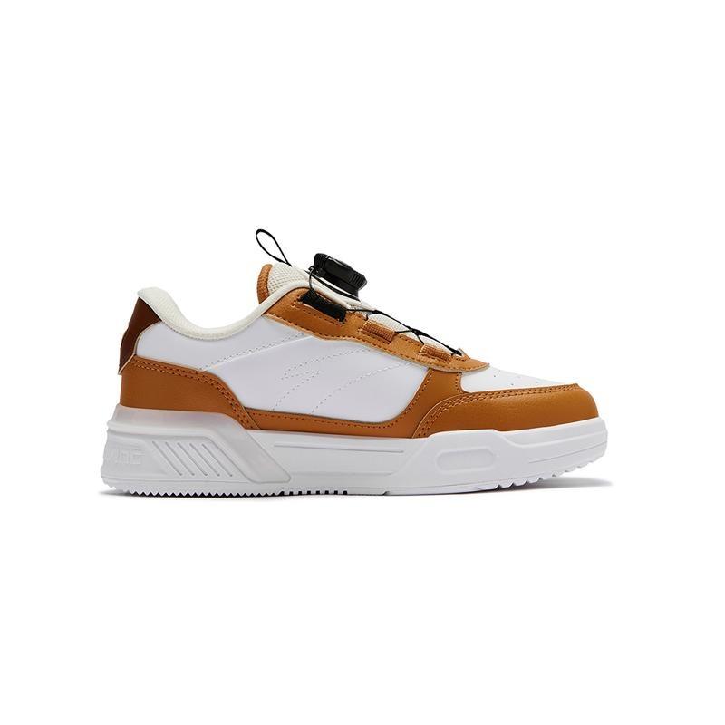 Anta Kids low-top lifestyle skate shoes milk brown/Anta white 332518001U