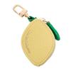 Mini Lemon-Shaped Fruit Charm Coin Purse & Key Holder – Cute Multifunctional Earphone Bag Wallet