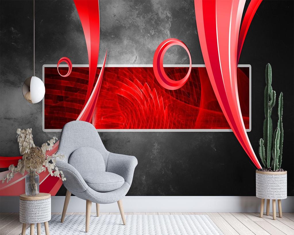Wallpaper Geometric Abstract Grey Background