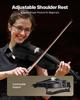 VEVOR Violin 355mm Size 4/4 Fiddle Set Solidwood for Beginner with Case Rosin Black