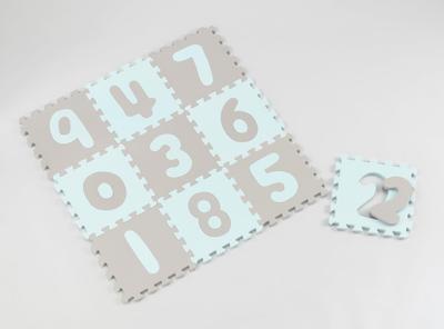 Otake Sangyo Puzzle Kitchen Wet Area EVA Blue Puzzle Set of 10 Mat, Mat, Mat, Mat, Children, Baby, Kids, 32x32x1.3cm, Mat,