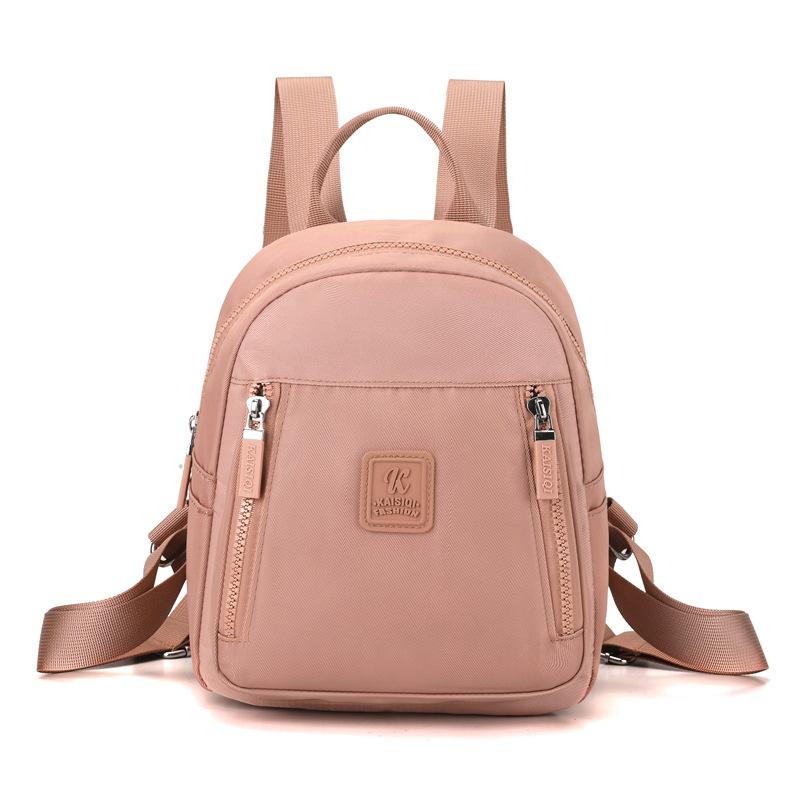New Nylon Backpack Women's Fashion Casual Shopping Lightweight Backpack Versatile Foreign Style Student Schoolbag Women's Bag