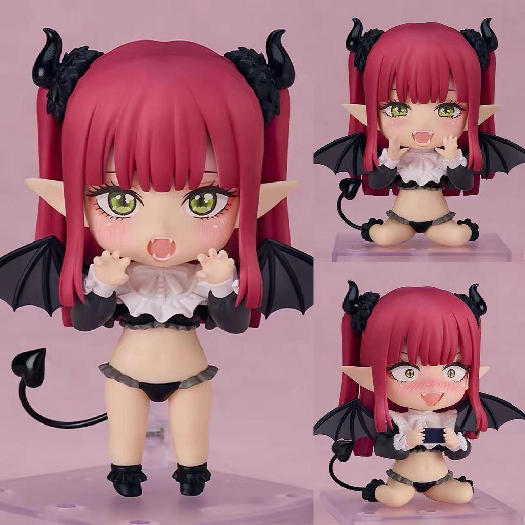 Q Version Anime Girl Figure: Cute, Beautiful, Replaceable Face Toy Ornament - Ideal Birthday Gift