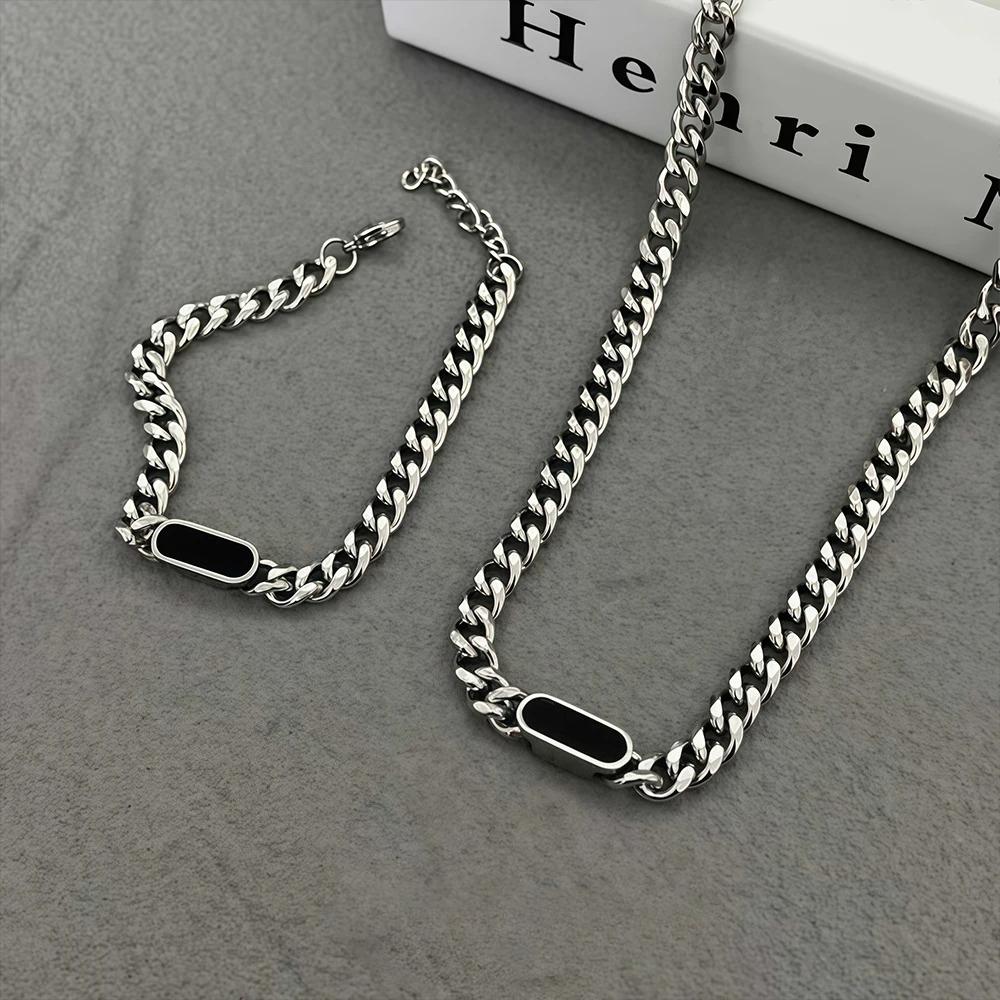 Fashion Shell NK Chain Bracelet For Man Woman Non Fading Titanium Steel Luxury Bracelet New Couple Jewelry Kpop Cool Gift