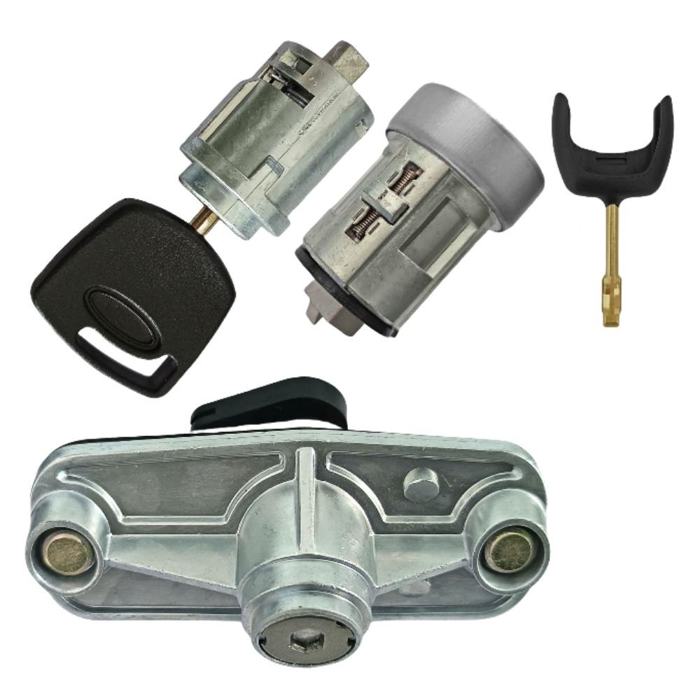 Car Lock Set Ignition Switch Door Lock Trunk Lock LK1S71F22050AA For Ford Mondeo 2001-2007