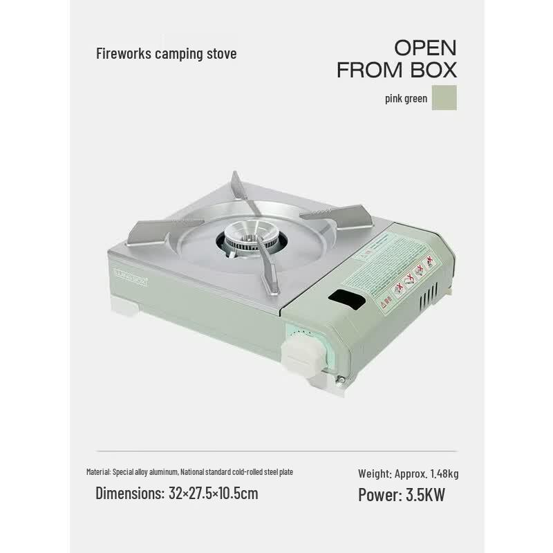 LUING BOX Portable Camping Cassette Stove